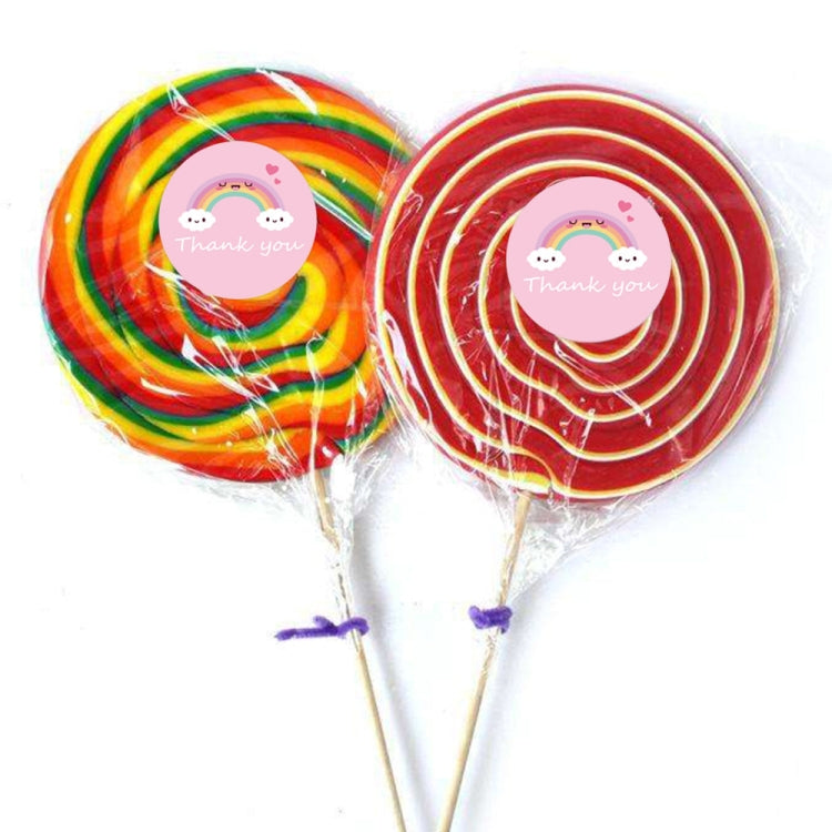 Roll Sticker Cloud Thank You Label