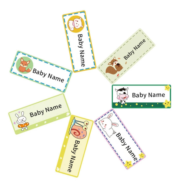 Primary School Children Name Sticker Label