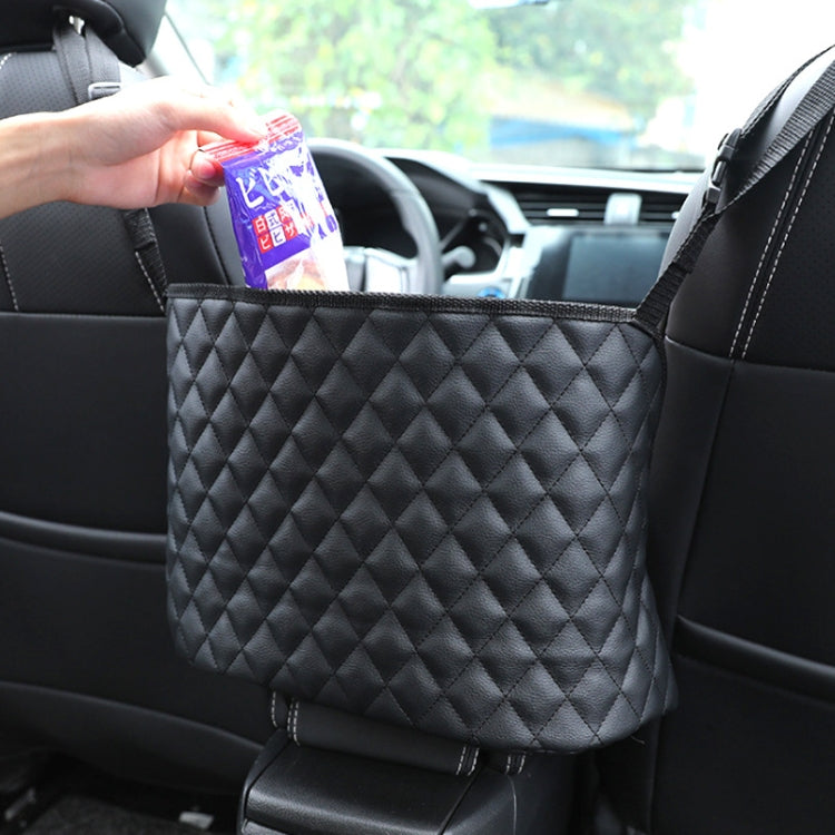 Car Storage Net Pocket Between Two Seats Storage Bag Universal Car Screen Suspension Car Storage
