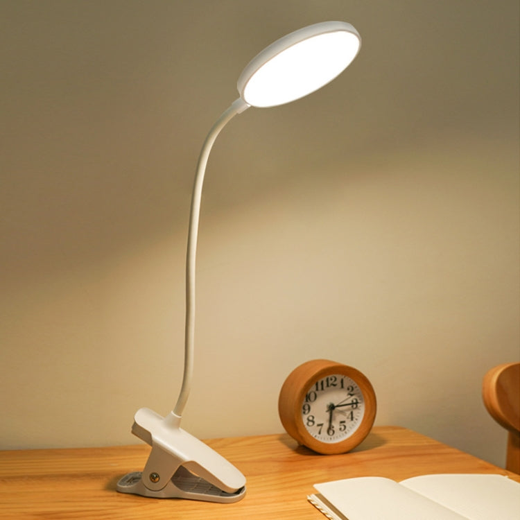 Charging 800mAh Single Color Temperature Three-level Adjustment LED Clip Desk Lamp USB Eye Protection Bedside Lamp