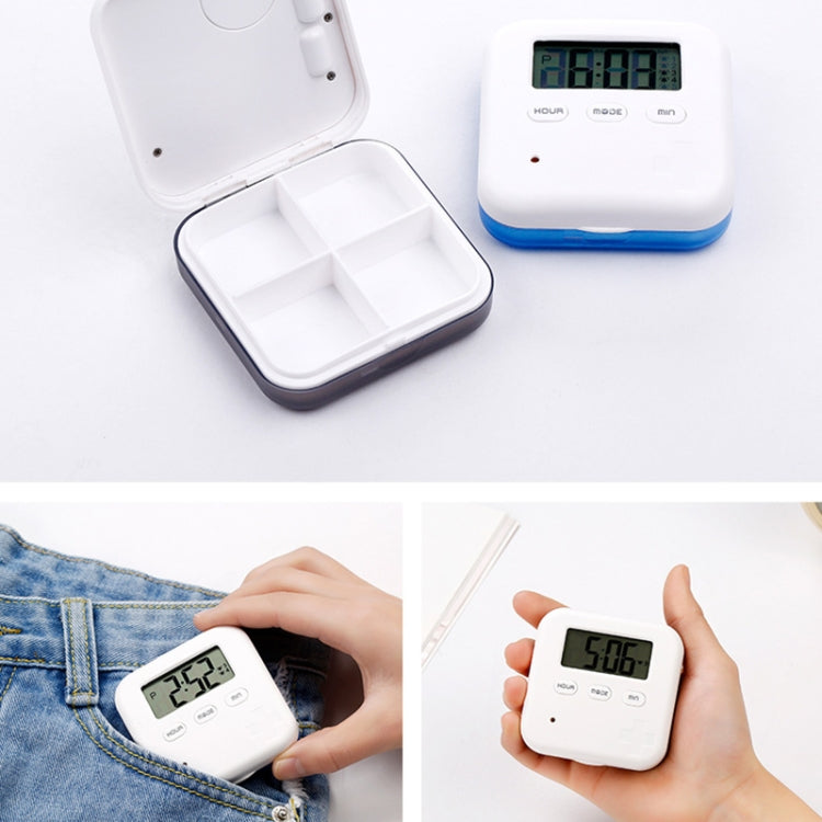 Electronic Smart Timing Medicine Box Portable Medicine Dispensing Storage Box