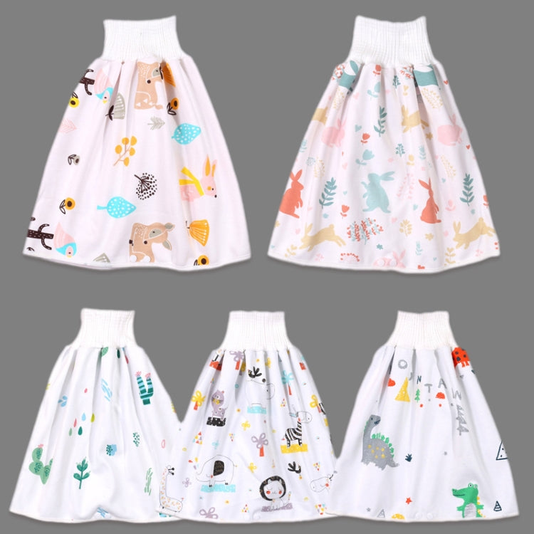 Baby Water-Proof And Leak-Proof Cloth Diapers Children Washable Cotton Cloth Bed-Wetting Skirt Pants