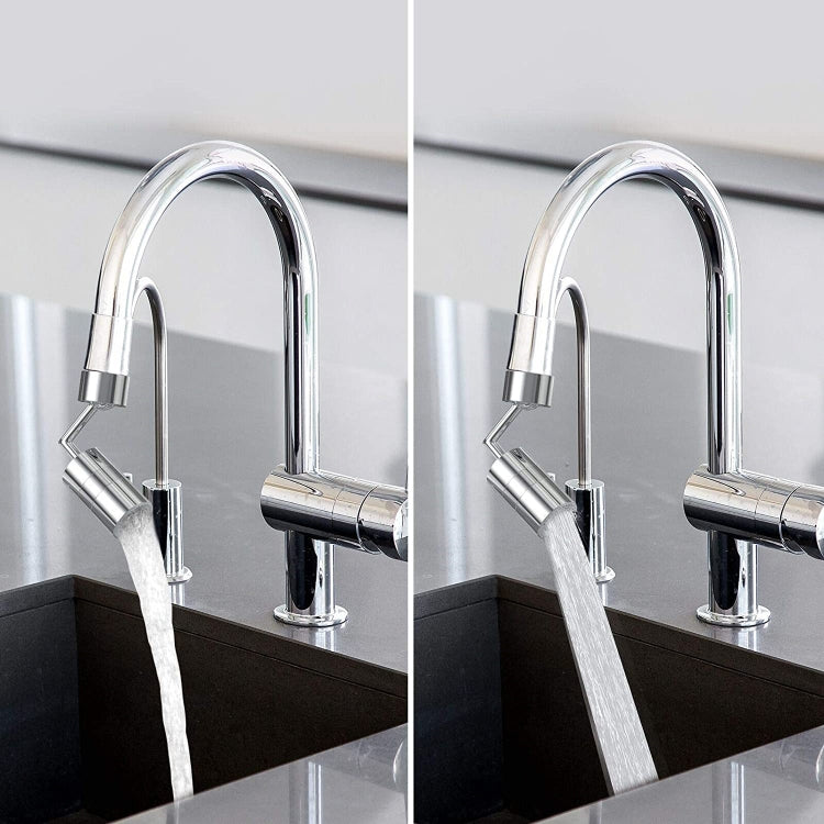 720-Degree Universal Rotating Faucet Anti-Splash Spout Filter Dual-Function Faucet