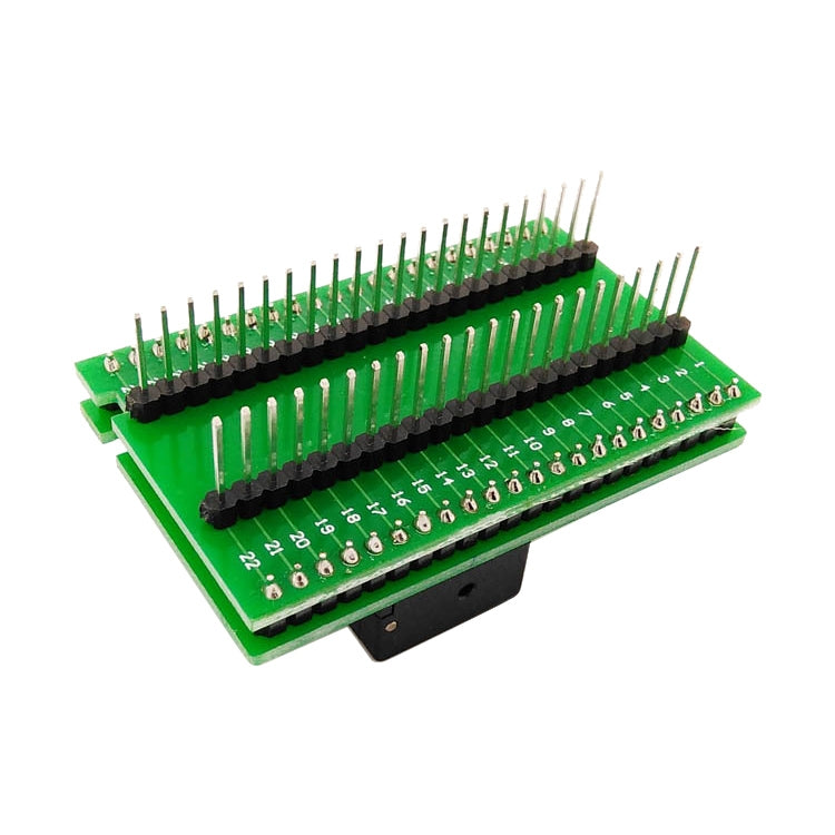 QFN44-0.5 Flip Shrapnel Burn Socket Test Socket Programmer