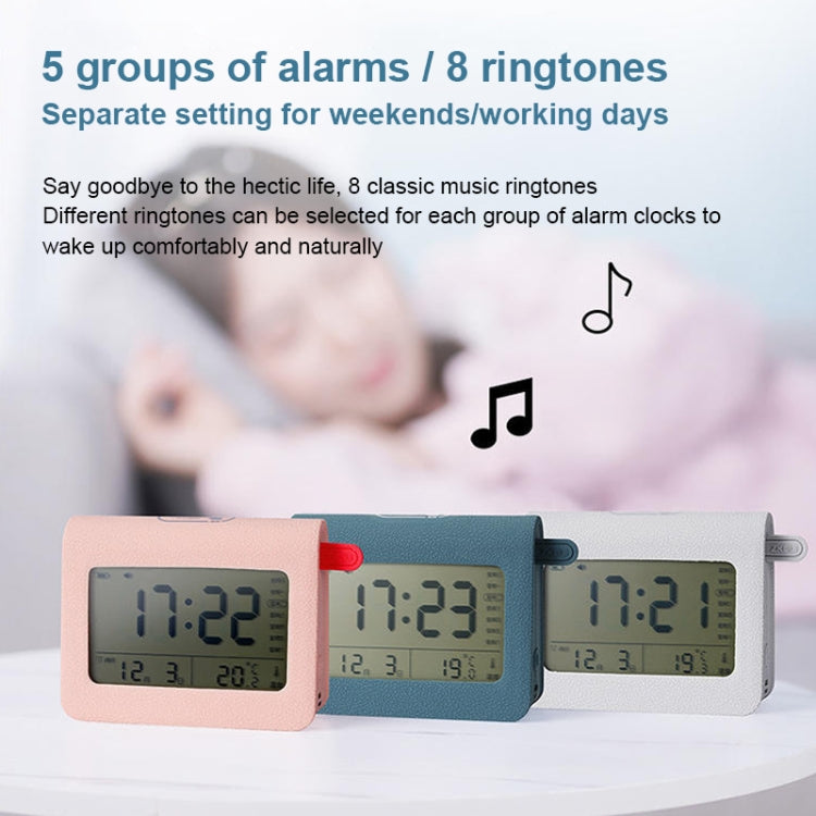 ZKLiLi Lazy Snooze Applet Alarm Clock Bedside Bluetooth Multifunctional Silent Digital Alarm Clock