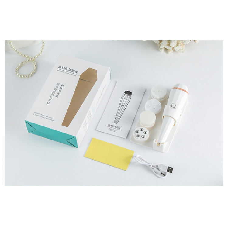 Multi-Functional Facial Cleansing Machine Beauty Massage Silicone Facial Cleansing Machine