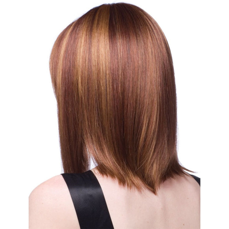 Women Medium Long Style Straight Hair Headgear