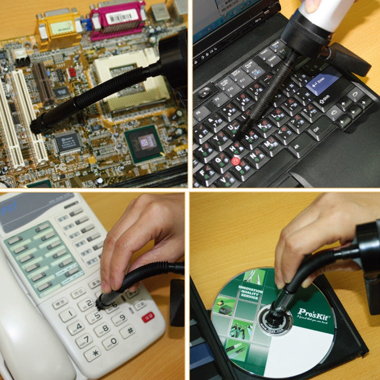 ProsKit MS-C001 Mini Vacuum Cleaner Mobile Computer Keyboard Dust Collector Cleaning Tool