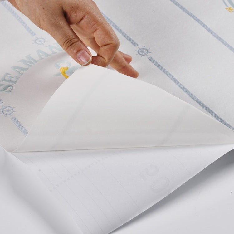 3D Stars Moon Self-Adhesive Wallpaper Mediterranean Children Wall Sticker