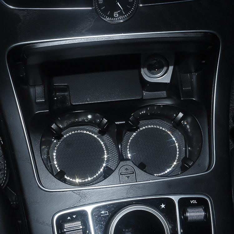 Car Universal Diamond Honeycomb Water Coaster Car Anti-Slip Mat