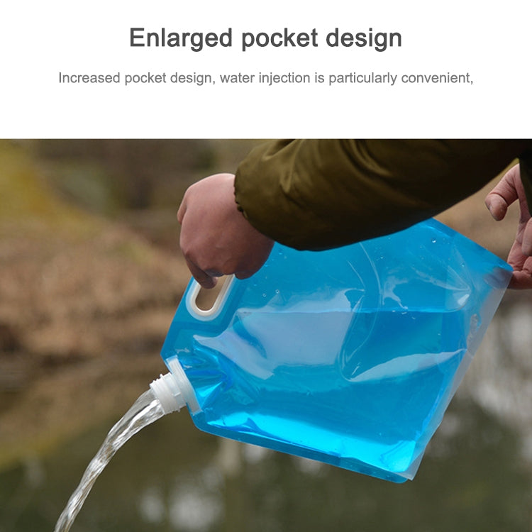 PE Water Bag For Portable Folding Water Storage Lifting Bag for Camping Hiking Survival Hydration Storage Bladder