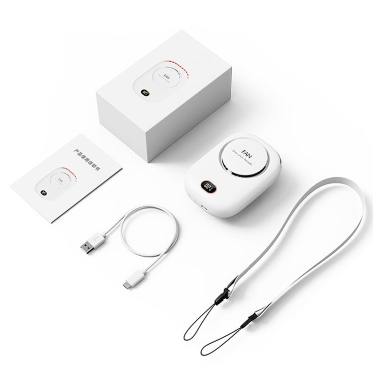 DQ203 Lazy Hanging Neck Fan USB Mini Desktop Large Wind Fan