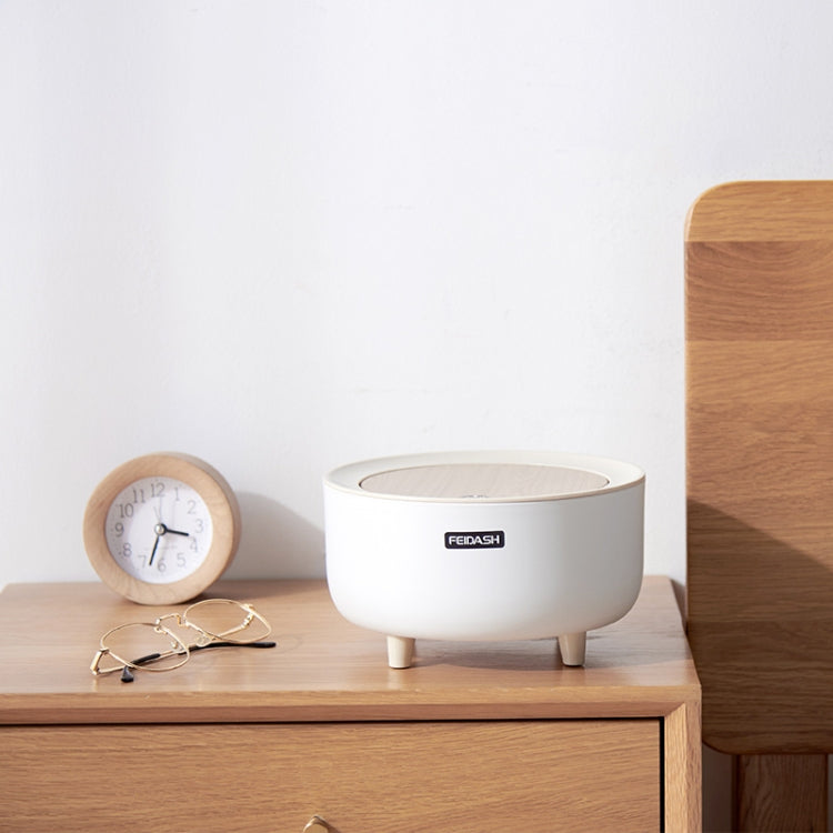 Mini Desktop Trash Can Simple Press Grunge Storage Bucket Student Dormitory Bedside Cabinet Round Trash Cartridge