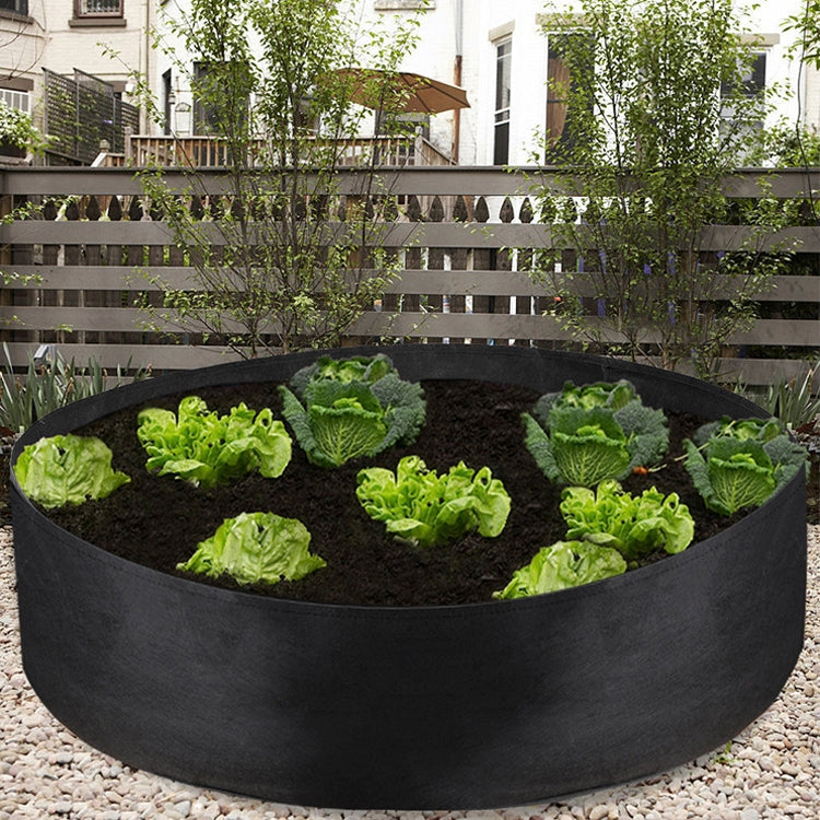 Felt Planting Barrel Indoor Outer Round Plant Bag Non-Woven Seedling Bag