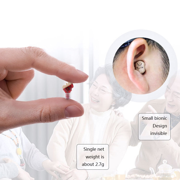 Old Man Hearing Aid Sound Amplifier Sound Collector