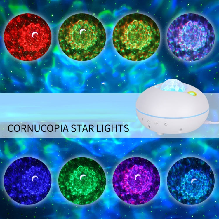 SC526 LED Starry Remote Control Water Pattern Projection Lamp Graffiti Smart Starry Sky Light Wireless Night Light