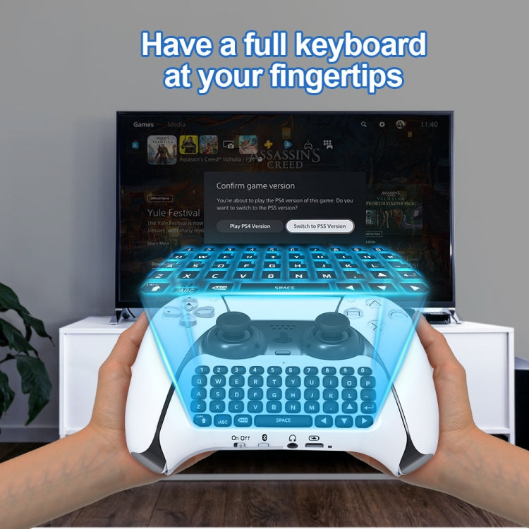 JYS-P5121 Bluetooth Wireless Handle Keyboard Can Chat Voice External Keyboard Suitable For PS5