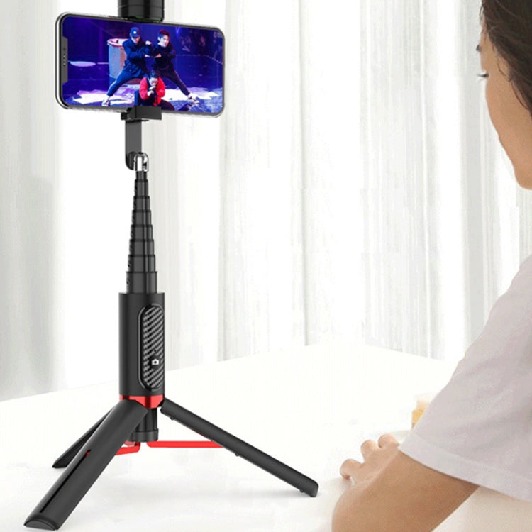 Bluetooth Selfie Stick with Tripod Multi-function Gimbal Mobile Phone Fill Light Live Support