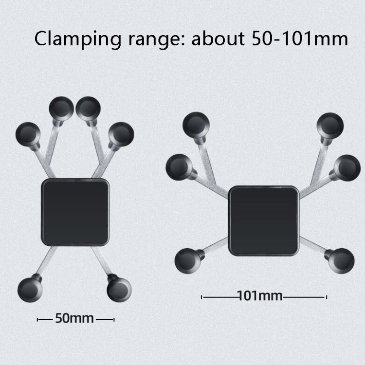 Metal Six Claw Cycling Mobile Phone Bracket Bicycle Motorcycle Electric Car Mobile Phone Bracket