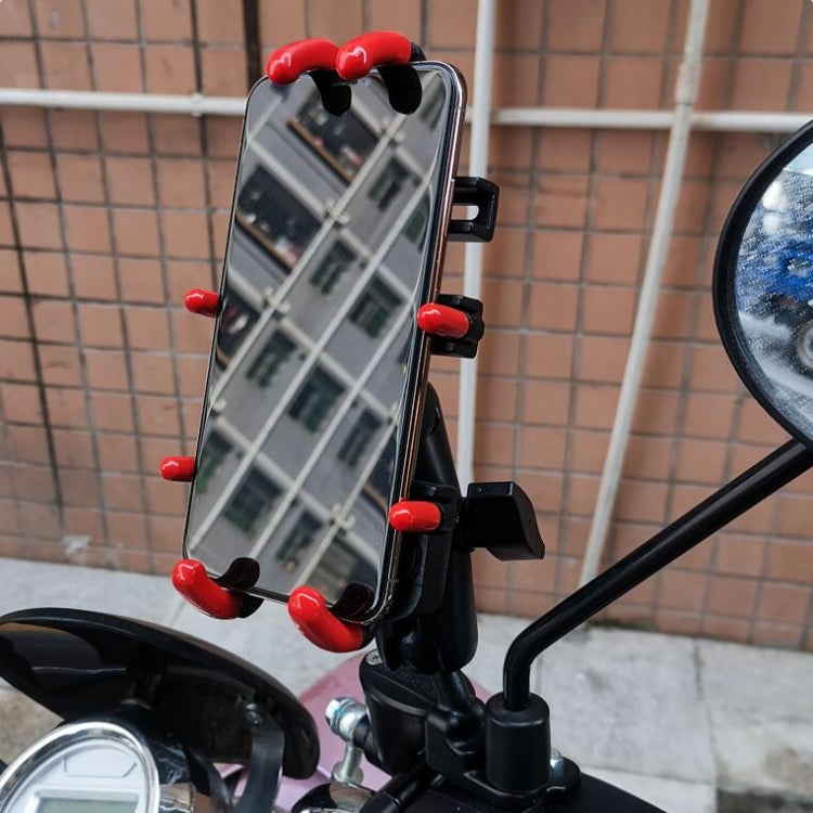 Motorcycle Metal Navigation Mobile Phone Bracket,Style: