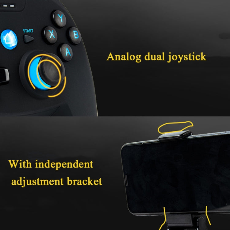 CX-X1 2.4GHz + Bluetooth 4.0 Wireless Game Controller Handle For Android / iOS / PC / PS3