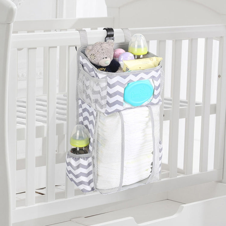 Baby Crib Hanging Bag Multifunctional Detachable Bed Diaper Toy Storage Bag