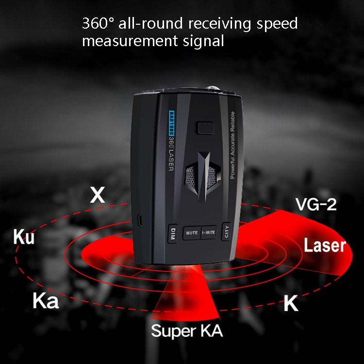 RAD1000 Car Laser Radar Speedometer Car Mobile Speed Radar Electronic Dog