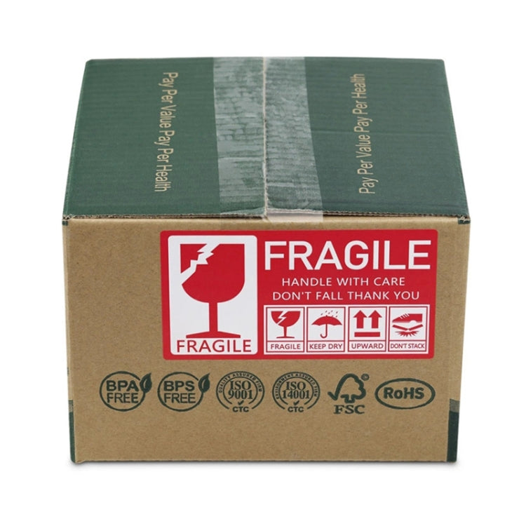 Fragile Goods Label Express Carton Warning Sticker Handle Careful Stickers
