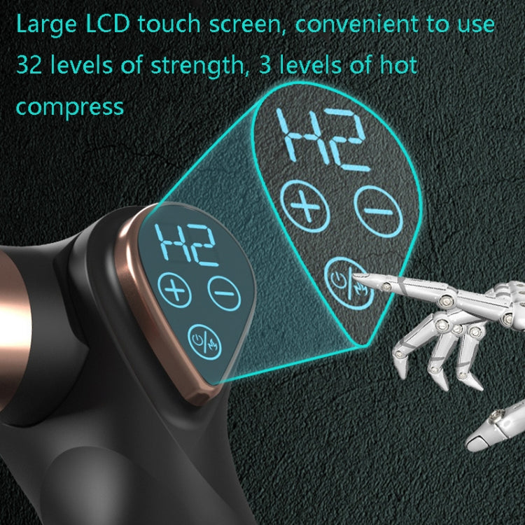 Mini Fascia Gun Small LCD Screen Muscle Massager