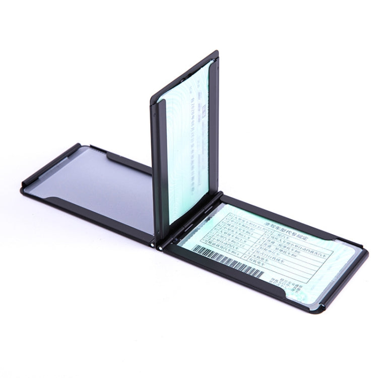 Metal Driver License Box Multifunctional Aluminum Alloy Credit Card Storage Bag