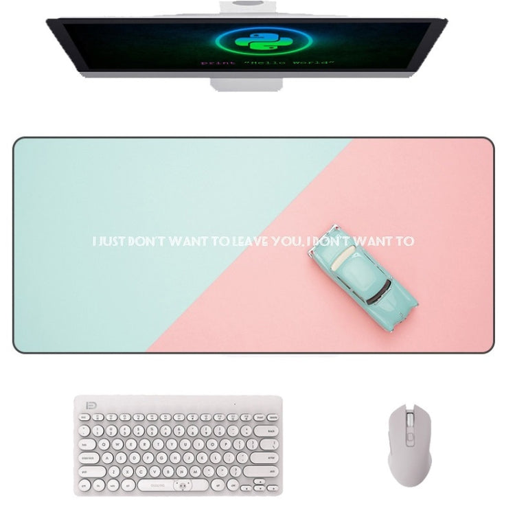 AM-DM01 Rubber Protect The Wrist Anti-Slip Office Study Mouse Pad, 400x900x2mm, 400x900x3mm