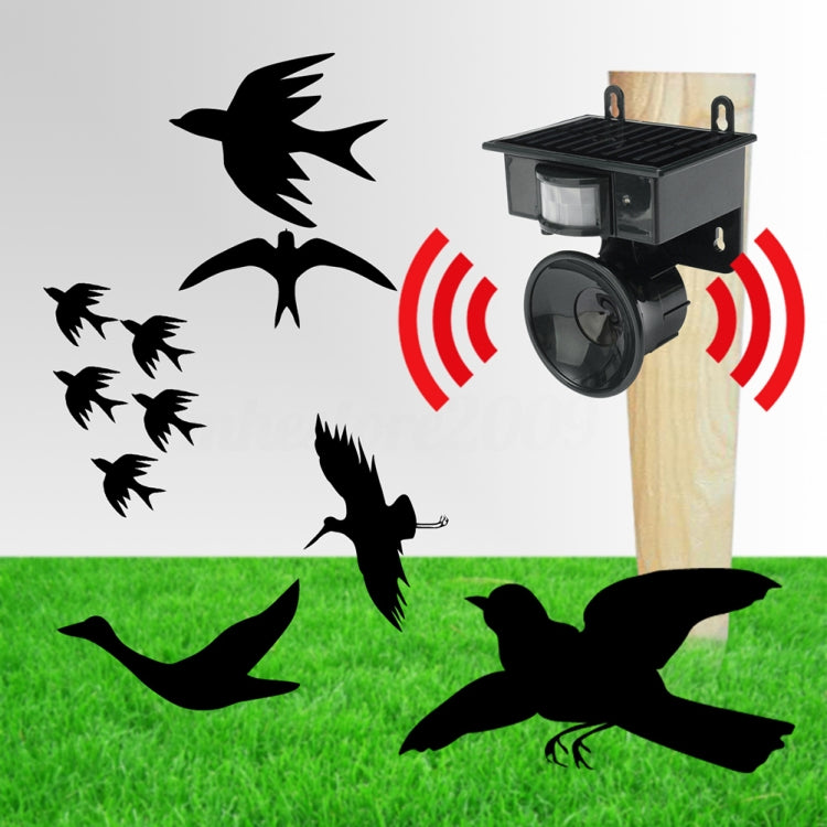 NY-2002 Solar Ultrasonic Mouse Repeller Animal Repeller Outdoor Waterproof Bird Repeller