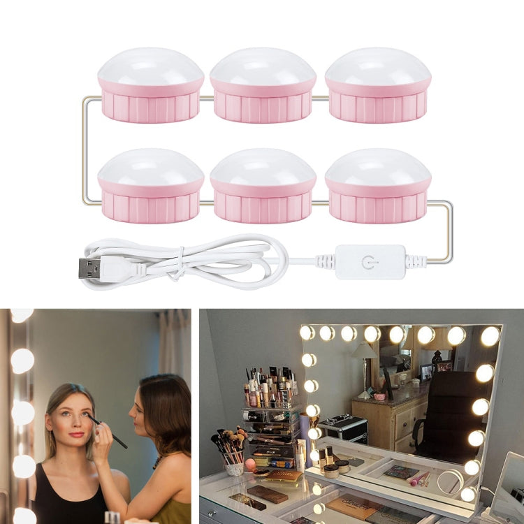 Mirror Front Light Dimmable Makeup Mirror USB Touch Control Light, 2 LEDs, 6 LEDs, 10 LEDs, 14 LEDs