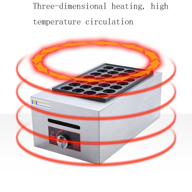 Gas Veneer Fish Ball Stove Takoyaki Making Machine