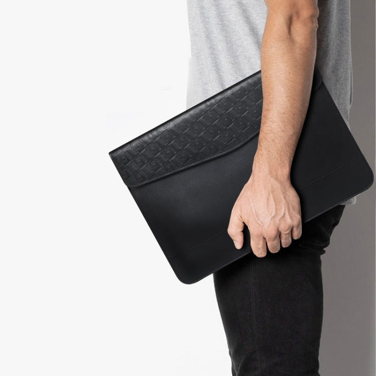 Horizontal Embossed Notebook Liner Bag Ultra-Thin Magnetic Holster