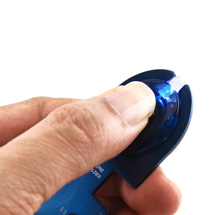 8 In 1 Stainless Steel Multi-Function Tool Card Camping Survival Card With Light