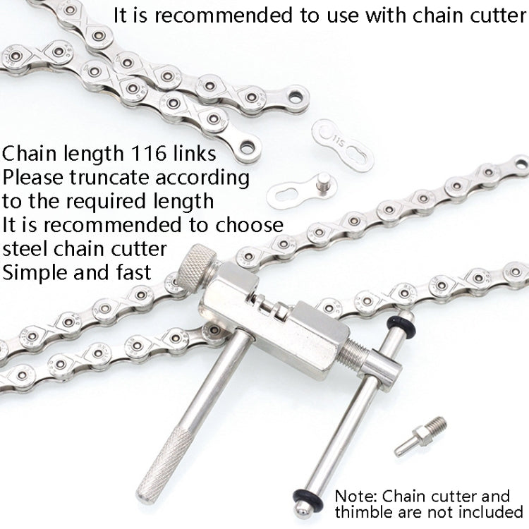 Mountain Road Bike Chain Electroplating Chain, Specification: