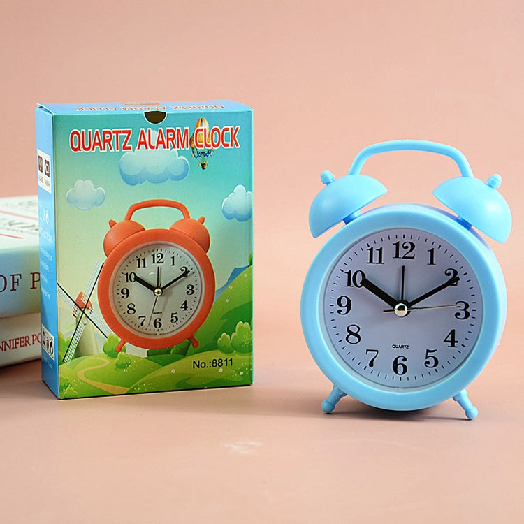 2 PCS Student Bed Small Alarm Clock Desk Alarm Clock