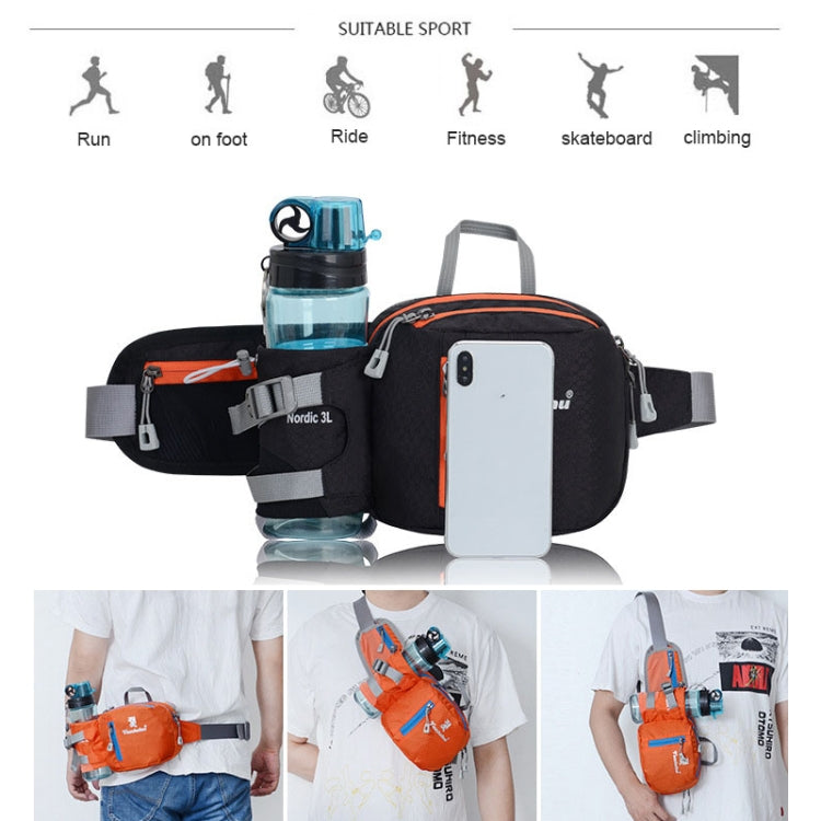 Tanluhu FK389 Outdoor Sports Waist Bag Multi-Purpose Running Water Bottle Bag Riding Carrying Case