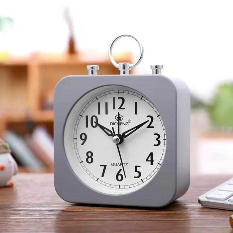 Lazy Silent Small Alarm Clock Office Home Desktop Clock