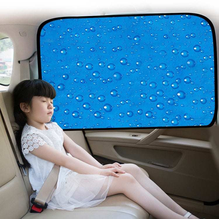 R-2938 Single-Layer Sun Protection Magnetic Car Curtain Vehicle Water Drop Sunshade