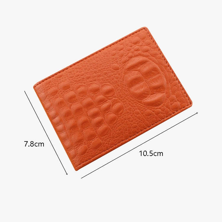Crocodile Pattern Driver License Cover Universal Driver License Holder Card Slot ID Card Holder