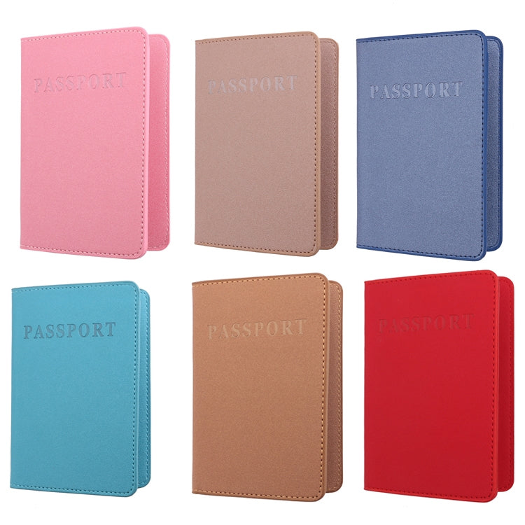MS101 Frosted PU Multi-Card Passport Holder Travel Abroad Passport Card Holder
