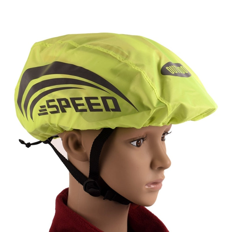 2 PCS Cycling Helmet Rain Cover Outdoor Reflective Safety Helmet Cover