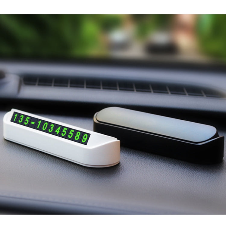Hidden Parking Number Card Nightlight Number Button Parking Number Card, Style: