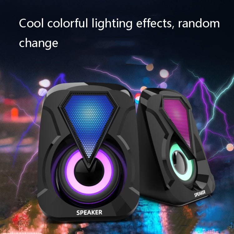 USB Wired Computer Speaker Home Desktop Game Audio