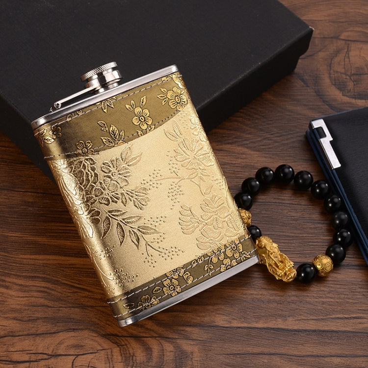 Portable Stainless Steel Hip Flask Set With Wine Glass Funnel, Style: