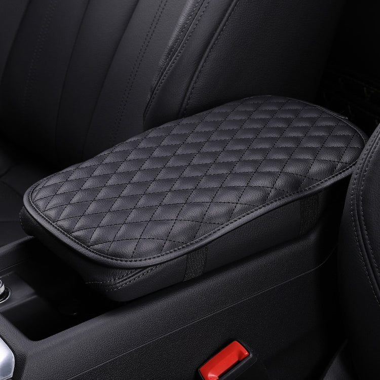 Leather Car Universal Central Armrests Pad Anti-Slip Armrest Box Mat