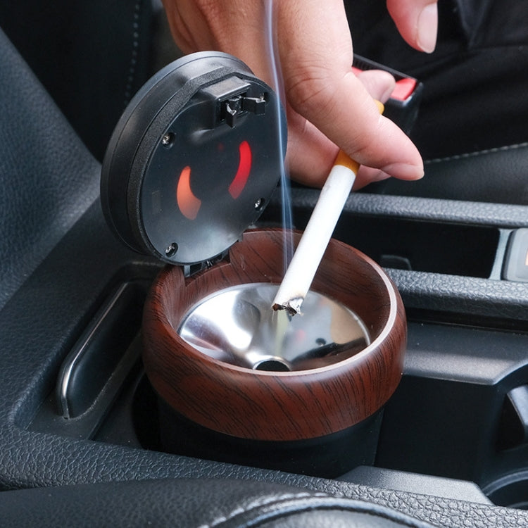 N17D Car Ashtray Arc Spot Tobacco With Lamp and Cover Car Ashtray