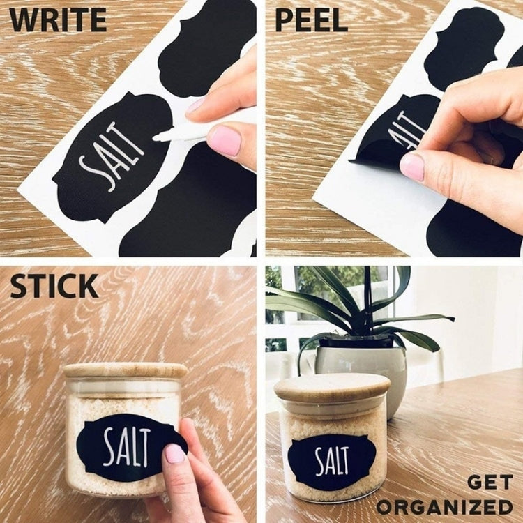 PVC Removable Waterproof Sticker Kitchen Decoration Blackboard Label